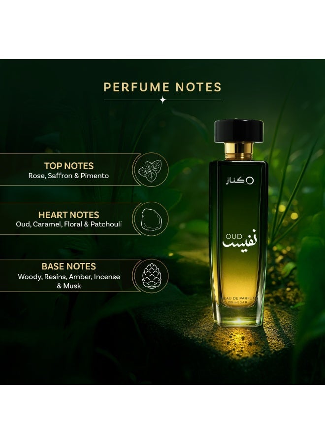 kenaz KÉNAZ OUD NAFEES Women Oriental 100ML EDP - Image 3